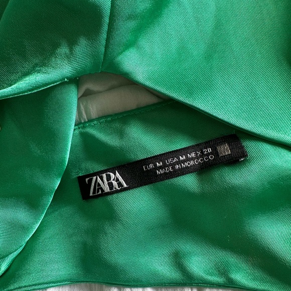 Zara Asymmetric satin effect dress - Picture 16 of 16